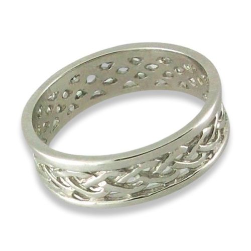 Celtic Platinum Wedding Ring