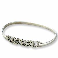 Celtic Bangle in Sterling Silver - Boisdale