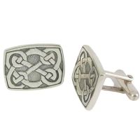 Celtic Cufflinks in Sterling Silver - Oran Mhor 