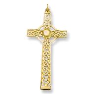 Large 9ct Gold Celtic Cross - St Monan 