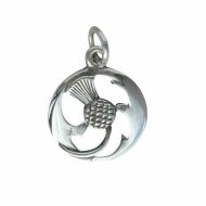 Thistle Charm - Silver - Glenshiel Collection