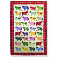 Highland Cow Tea Towel  - Cotton