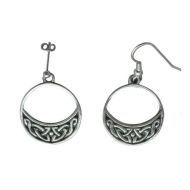 Sterling Silver Celtic Earrings - Lasgaich