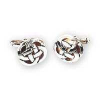 Silver Celtic Cufflinks by Peter Roberts Jewellery