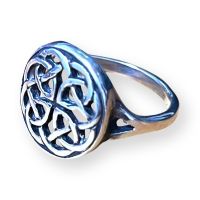Silver Celtic Ring - Pabbay