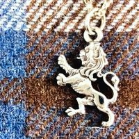 Silver Scottish Charm Necklace - Lion Rampant