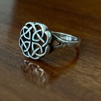 Silver Celtic Ring - Ladies Dress Ring - Westering Home