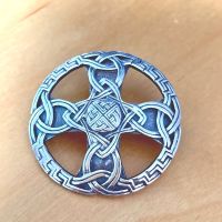 Sterling Silver Celtic Cross Brooch