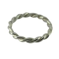 Narrow Celtic Silver Twist Ring - Storr