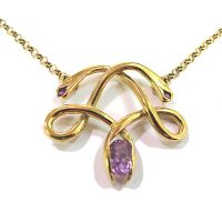 Celtic Gold Necklace - Eilean Mo Chridhe 