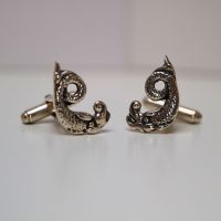 Ornais Silver Cufflinks by Hebridean Jewellery