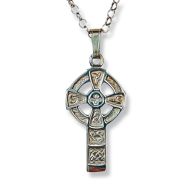 Traditional Silver Celtic Cross Pendant