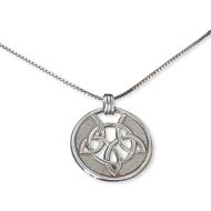 Switha Silver Celtic Interlace Pendant